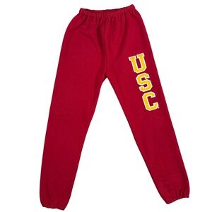 Heritage Kids USC Trojans Red Sweatpants Youth Large YL Athletic‎ Pants
